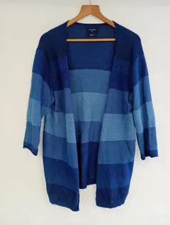 [BACK NUMBER]カーディガン / ブルー/L[No.000021]