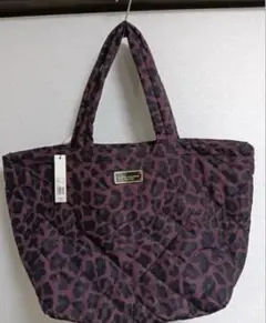 MARC JACOBS キルティング トートバッグ レオパード柄