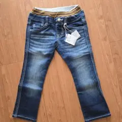 新品未使用　BREEZE デニム風ロングパンツ 110サイズ