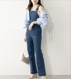 デニムサロペット サイズ0 ブルーのサムネイル