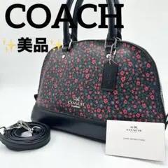 ✨美品✨コーチ　ショルダーバッグ ミニ　シエラ　サッチェル　2way 花柄