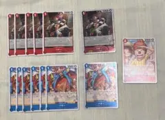 ワンピースカードゲーム まとめ売り 4枚セット　バギー まとめ買い○】ワンピース カードゲーム バギー 4枚セット - メルカリ