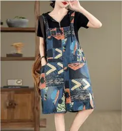 大きいサイズ レディース サロペット　パンツ　春夏 秋 新品 ショート　ハーフ