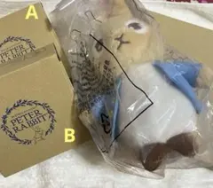 ピーターラビット ぬいぐるみと皿セット