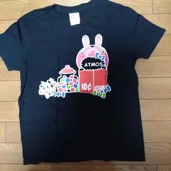ATMOS 半袖Tシャツ ブラック HelloKitty　XSサイズ