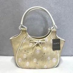 新品未使用品　サマーバッグ　刺繍　ハンドバッグ