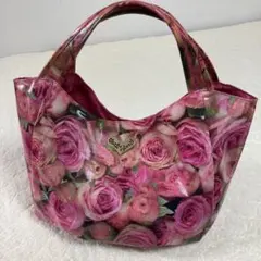 【美品】Think Bee! トートバッグ　ローズ柄のサムネイル