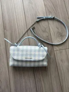 CHARLES & KEITH チェック柄 ショルダーバッグのサムネイル