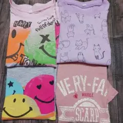 半袖 Tシャツ 女の子 130 ４枚セット まとめ売り