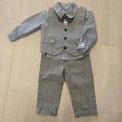 セレモニースーツ 男の子 グレー系 70