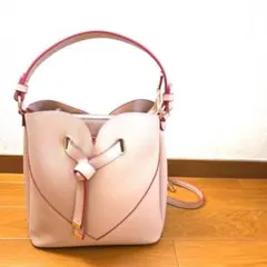 【美品】VIS　ハートカットバッグ　ピンクのサムネイル