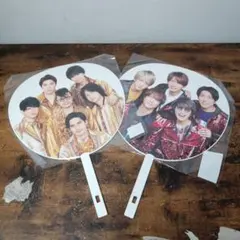 Hs75　SUPEREIGHT　関ジャニ∞　ジャンボうちわ　２枚セット　カウコン