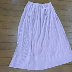 UNIQLO 薄いピンク プリーツロングスカート S