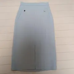 Natural　Beauty　Basic　タイトスカート　Мサイズ　金ボタン