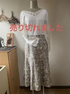 リブカットソー 春服 長T