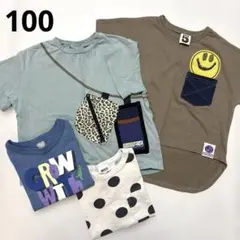 【4枚 まとめ売り 】100cm 半袖 Tシャツ BREEZE 他