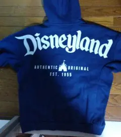 値下げ中Disneyland フルジップパーカー ネイビー