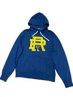 美品　ラルフローレン　スウェット　トレーナー　裏起毛　ネイビー　RRLロゴ　QR