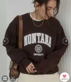 angie vintage アンジーヴィンテージ ロゴスウェット トレーナー