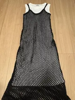 ブラック キャミワンピース Lサイズ