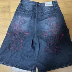 USA製 00s COOGI 刺繍 ブラック デニム ショーツ W40 B系 - メルカリ