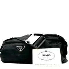 《極美品》ギャランティ付PRADA 三角ロゴ ナイロンクロスボディ ボディバッグ