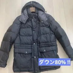 Yin&Yang ダウンジャケット Lサイズ ブラック　ダウン80%入り！！