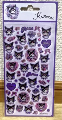 クロミ　サンリオ　シール　海外限定　正規品　クリアシール ぷっくりシール