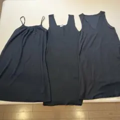 マタニティワンピース　黒　３点セット　西松屋　アカチャンホンポ　M〜Lのサムネイル