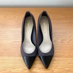 お値下げ【新品未使用】LeTalon ヒール黒パンプス