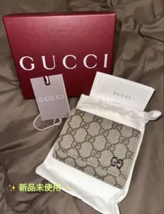 GUCCI GGパターン 三つ折り財布