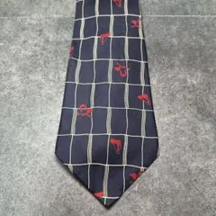 極上】HERMES ネクタイ 魚柄 ブルー シルク フランス製 - メルカリ