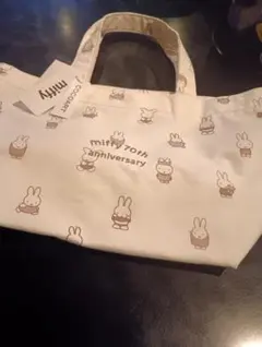 ミッフィーmiffy 70th anniversaryミニ トートバッグのサムネイル