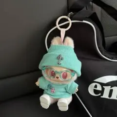 【残り1点 】labubu洋服ラブブぬいぐるみ着17cmニット着せ替え4点セット