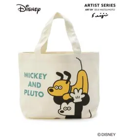 ディズニー 松本セイジ　トートバッグ　マチ付き　ワンズテラス限定