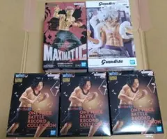 ワンピース 呪術廻戦フィギュア、プライズ品の5点セット