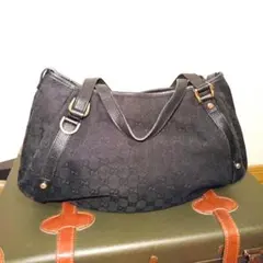 保存袋あり】グッチ ハンドバッグ プリンシー シェリーライン GG