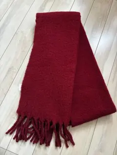 UNIQLO マフラー 赤