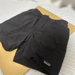 patagonia 黒 ショートパンツ S