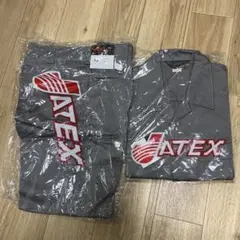 JATEXグレー シャツ・パンツセット　作業着