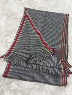 Paul Smith ウールマフラー グレー マルチストライプのサムネイル