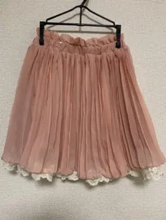 美品 CHU XXX プリーツスカート＆裾レース チュール フェミニンのサムネイル