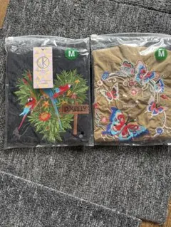 D.KELLY 刺繍エコバッグ 2点セット Mサイズ