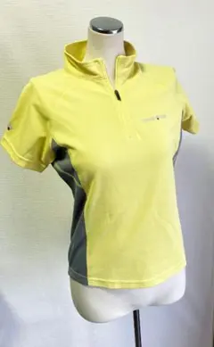 モンベル montbell クール ジップシャツ レディース S イエロー