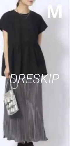 DRESKIP ドレスキップ　ピンタックレースブラウス　ひんやり素材使用のサムネイル