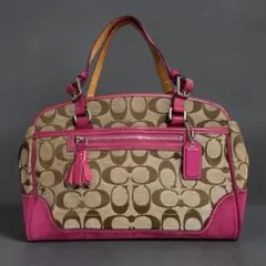 ◾️美品◾️ COACH ヘリテージストライプジップサッチェル ミニ 