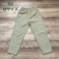 GU チノパン ベージュ ウエストゴム