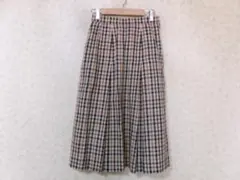 103085 DAKS ダックス　プリーツスカート　ハウスチェック　W60のサムネイル