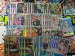 ワンピースカード　赤青ビビ　スリーブ付き