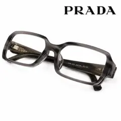 PRADA プラダ VPR18M 黒縁 度入メガネ - メルカリ